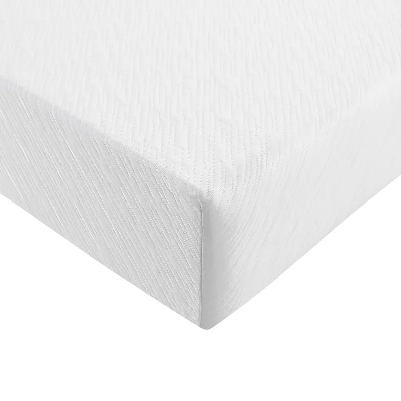 10\" Twin Memory Foam Mattress - White