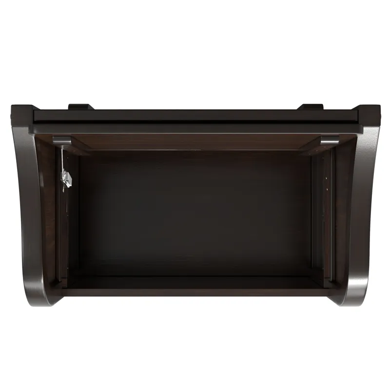 Connaught - Small Entryway Storage Bench - Chestnut Brown