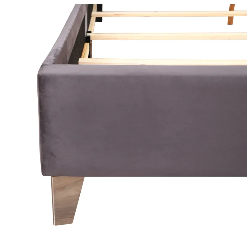 Julie - G1920-FB-UP Full Upholstered Bed - Gray