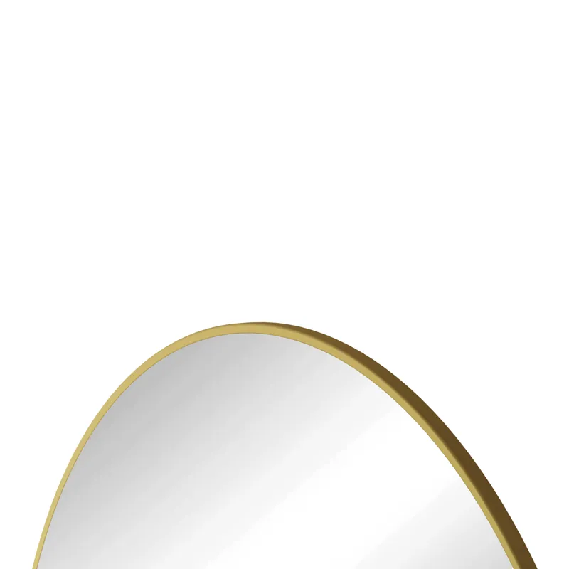 Wall Mirror Circular Mirror Metal Framed Mirror Round Vanity Mirror Dressing Mirror, For Bathroom, L