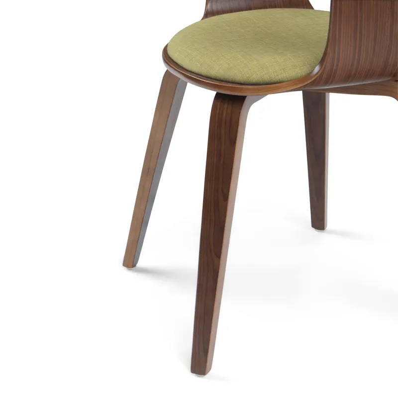 Lowell - Bentwood Dining Chair - Acid Green / Dark Brown