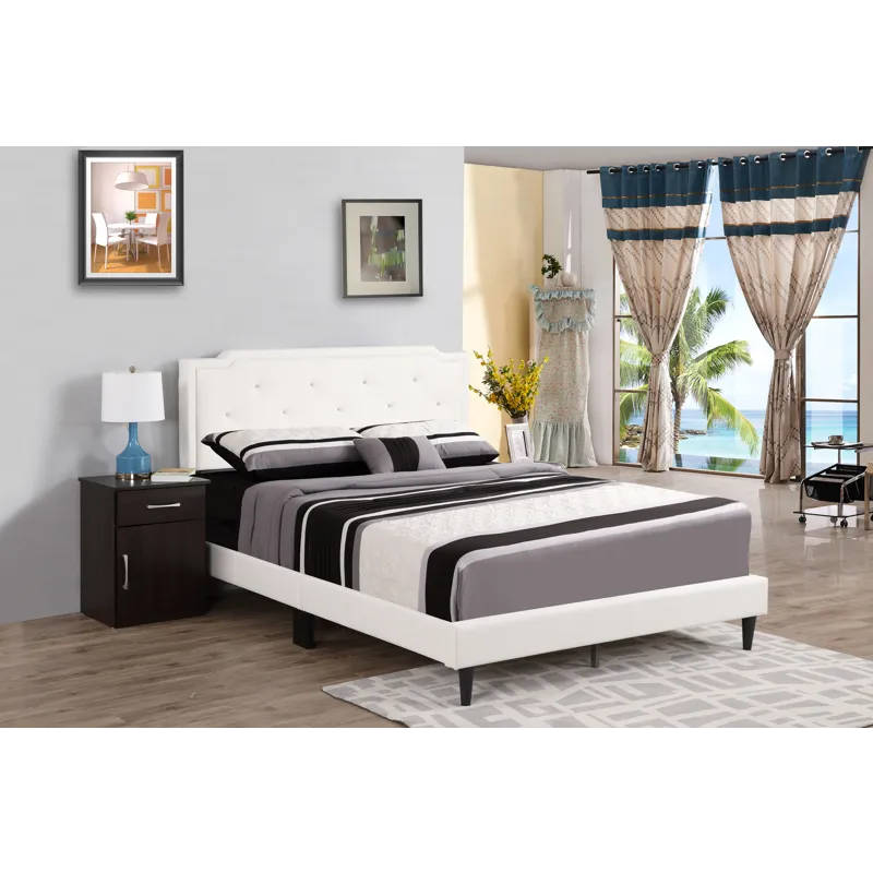 Deb - G1118-QB-UP Queen Bed (All in One Box) - White