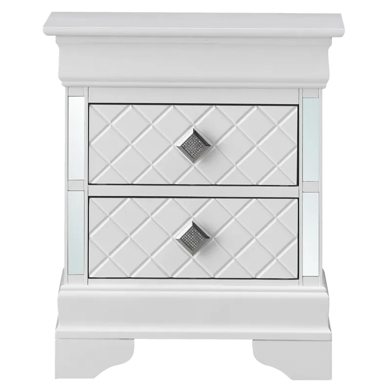 Verona - G6790-N Nightstand - Silver Champagne