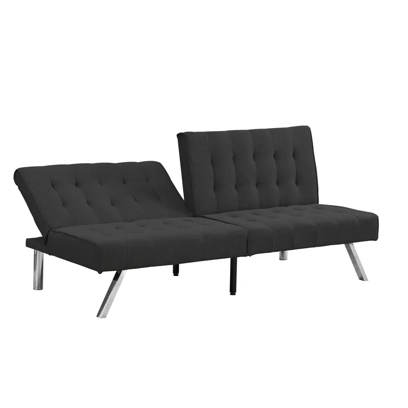 Futon Sofa Bed - Black