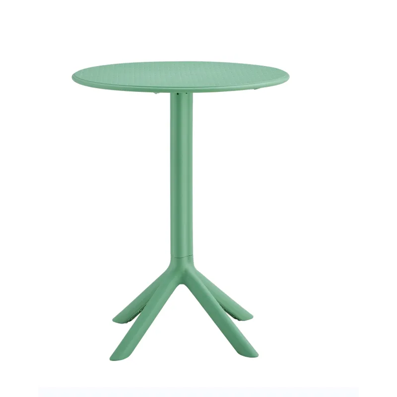 3 Piece Plastic Arm Chair Bistro Grs Premium Ocean Plastic - Green