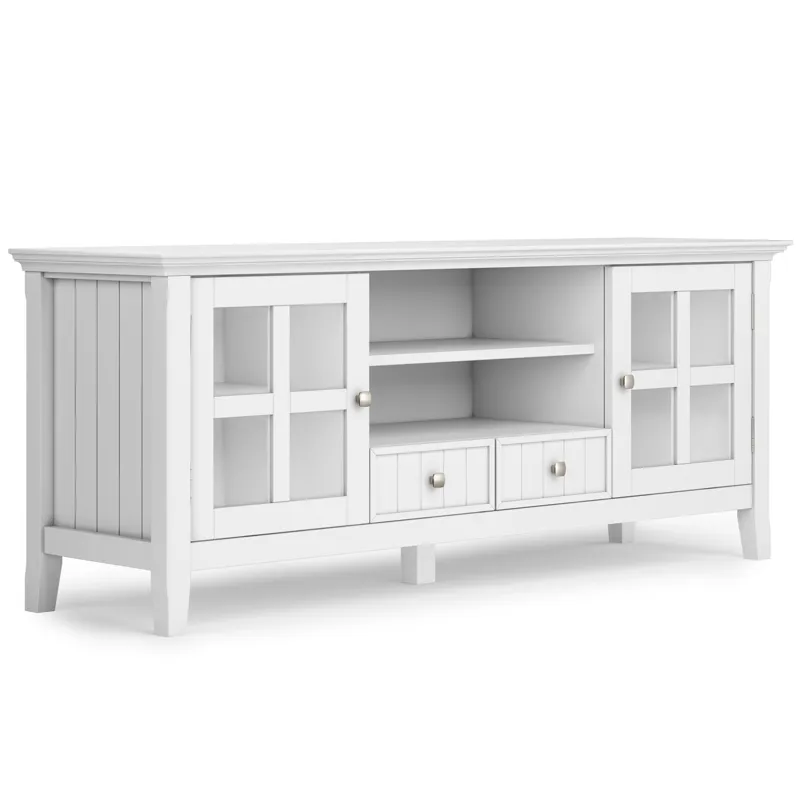 Acadian - 60" TV Media Stand - White