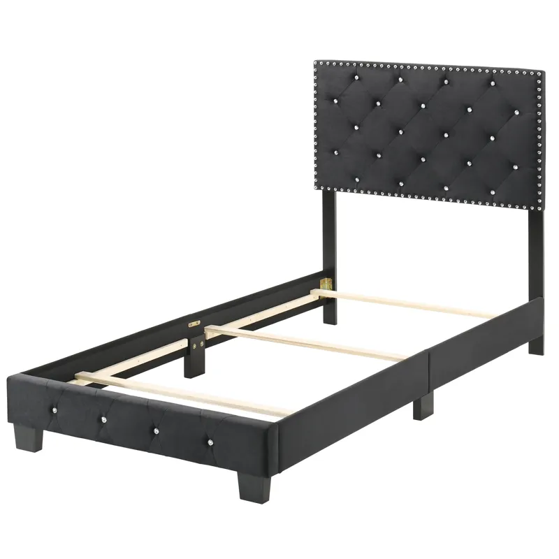Suffolk - G1407-TB-UP Twin Bed - Black