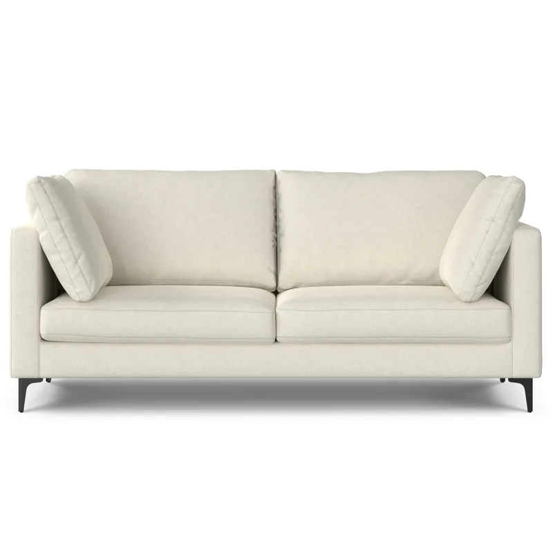 Ava - 76\" Mid Century Sofa - Cream