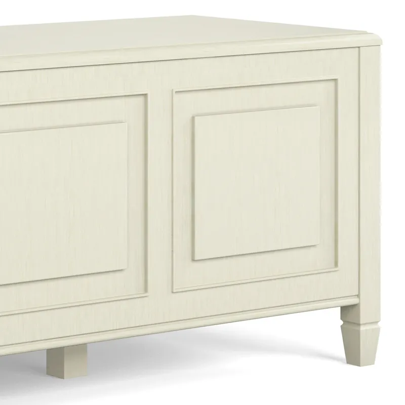 Connaught - Storage Bench Trunk - Antique White