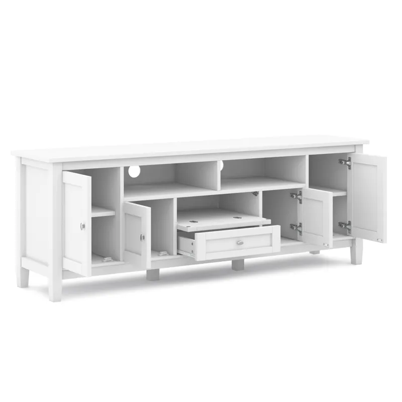 Warm Shaker - 72\" TV Media Stand - White