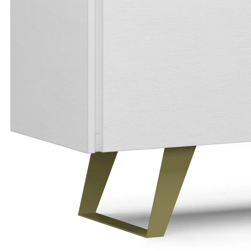 Lowry - TV Media Stand - White