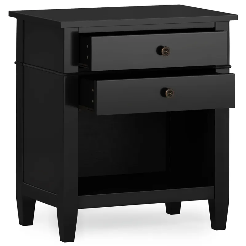 Carlton - Bedside Table - Black