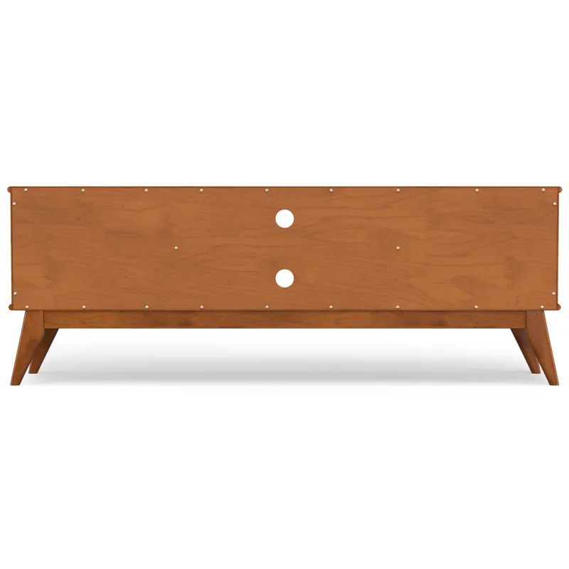 Draper - Mid Century 72\" TV Stand - Teak Brown