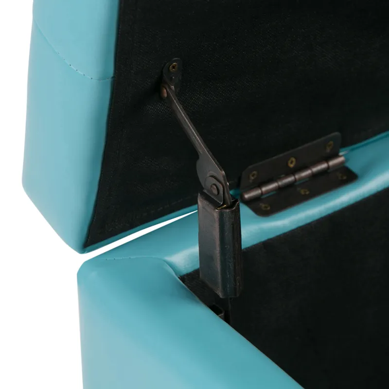 Cosmopolitan - Storage Ottoman - Soft Blue