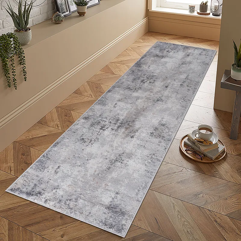 2\' x 8\' Abstract Non-Shedding Living Room Bedroom Dining Home Office Stylish And Stain Resistant A