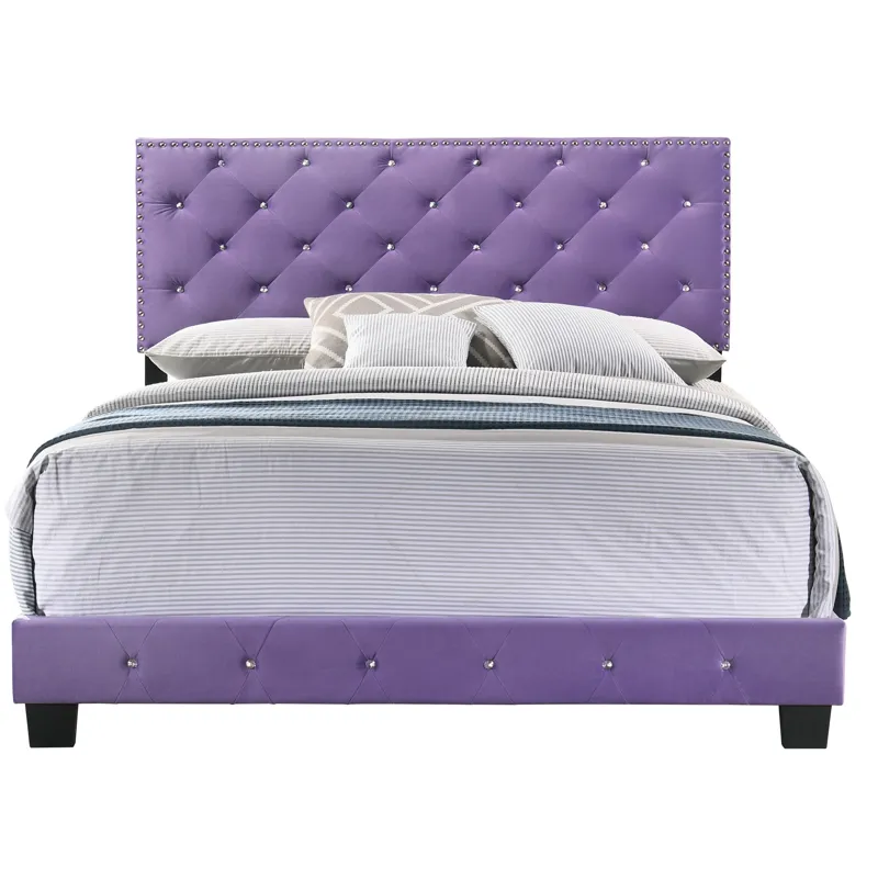 Suffolk - G1402-FB-UP Full Bed - Purple