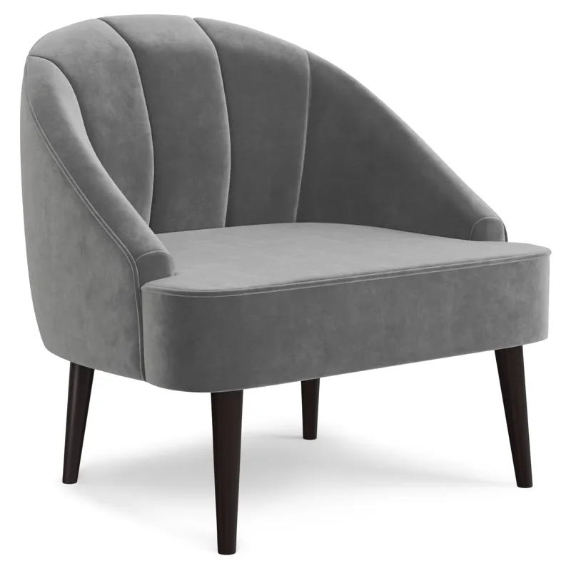 Harrah - Accent Chair - Smoky Grey