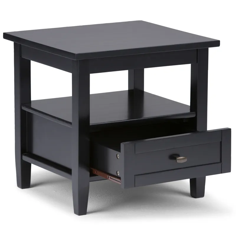 Warm Shaker - End Table - Black