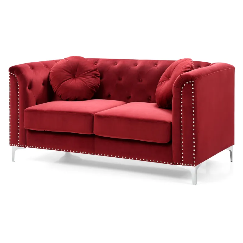 Pompano - G789A-L Loveseat (2 Boxes) - Burgundy