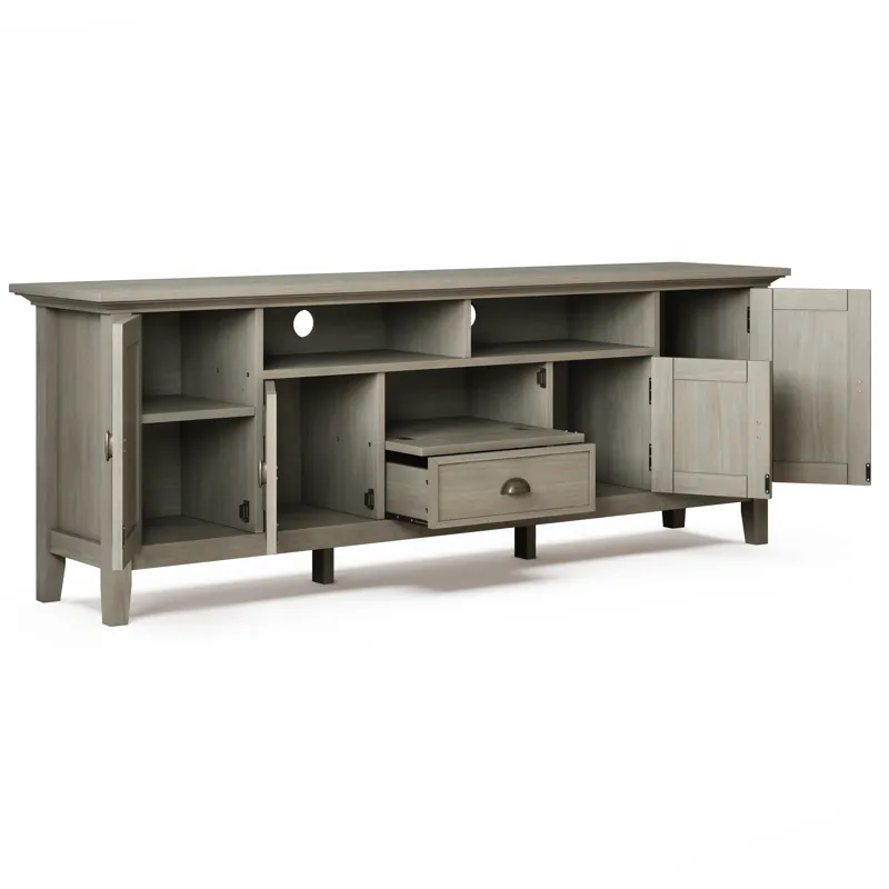 Redmond - 72\" TV Media Stand - Distressed Grey