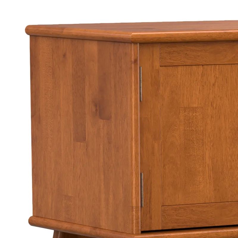 Draper - Mid Century 72\" TV Stand - Teak Brown