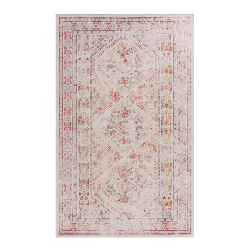 6\' x 9\' Area Rugs, Washable Rug, Low-Pile, Non-Slip, Non-Shedding, Foldable, Kid & Pet Friendly Ar