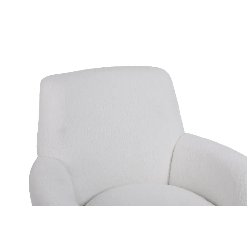Teddy Swivel Barrel Chair, Swivel Accent Chairs Armchair For Living Room, Reading Chairs For Bedroom