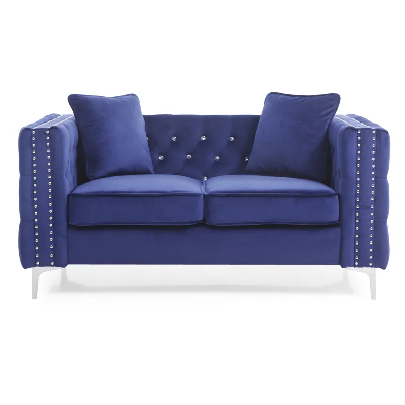 Paige - G829A-L Loveseat - Blue