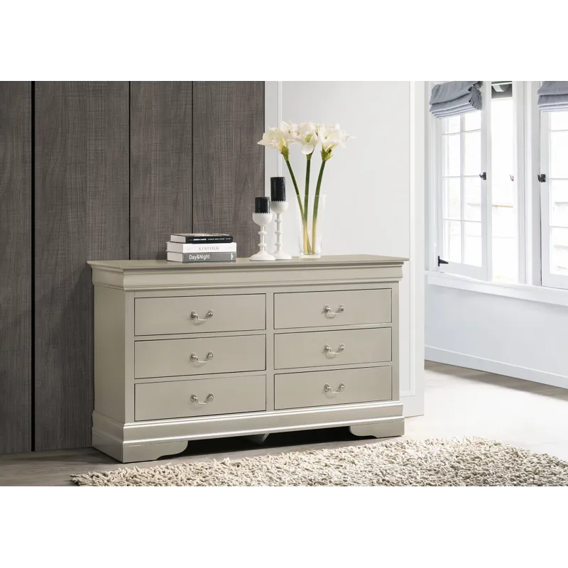 Louis Phillipe - G02103-D Dresser - Silver Champagne