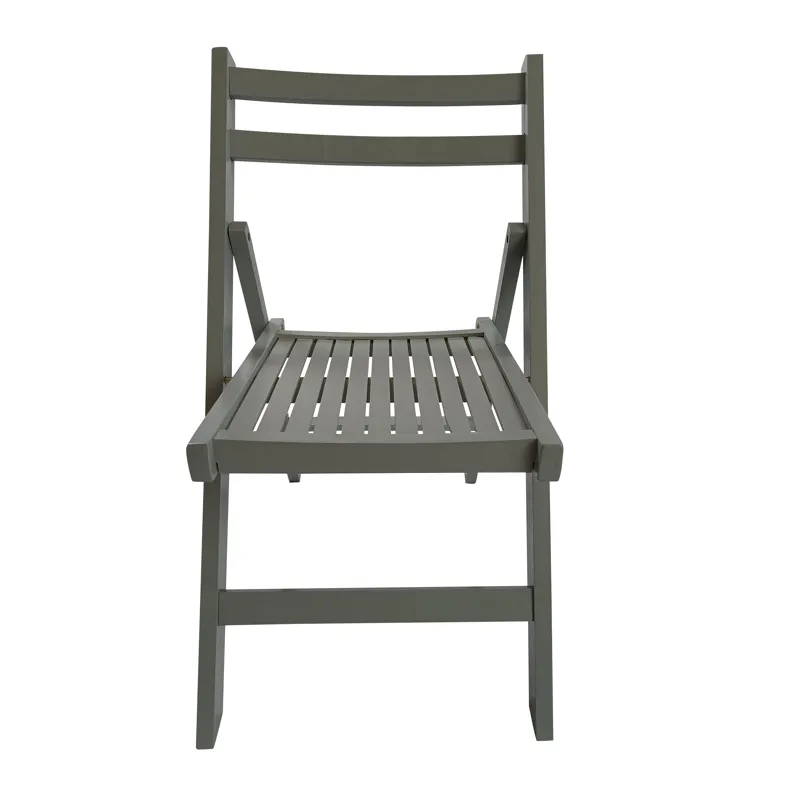 Folding Special Event Chairs, Foldable Style (Set of 4) - Gray