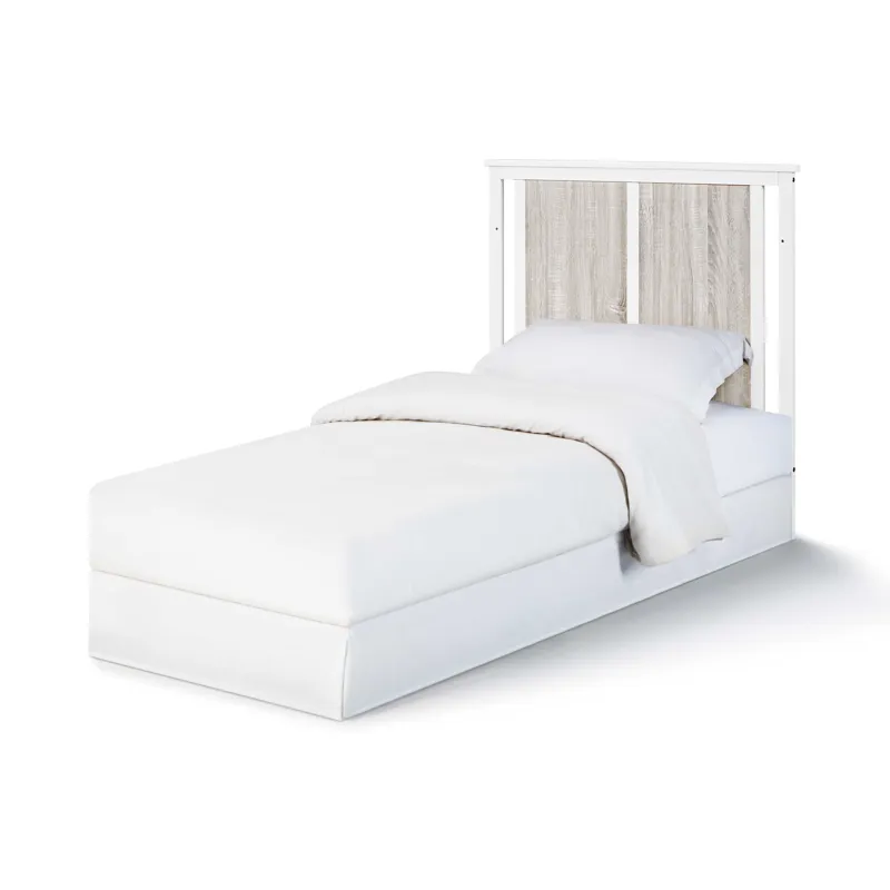 Connelly - Mini Crib With Mattress Pad - White / Rockport Gray
