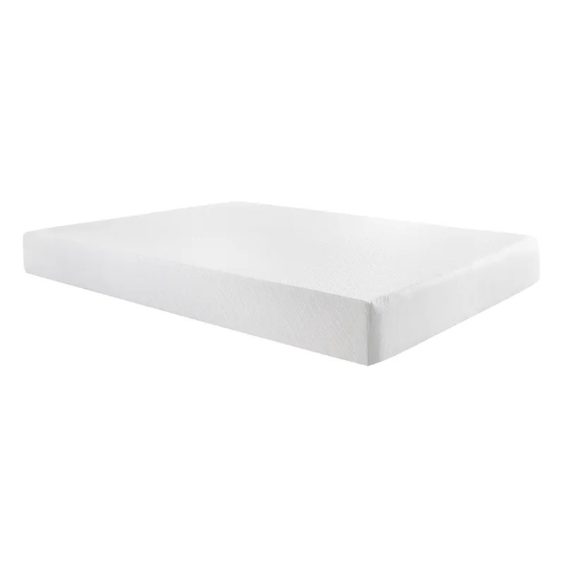 10\" Twin Memory Foam Mattress - White