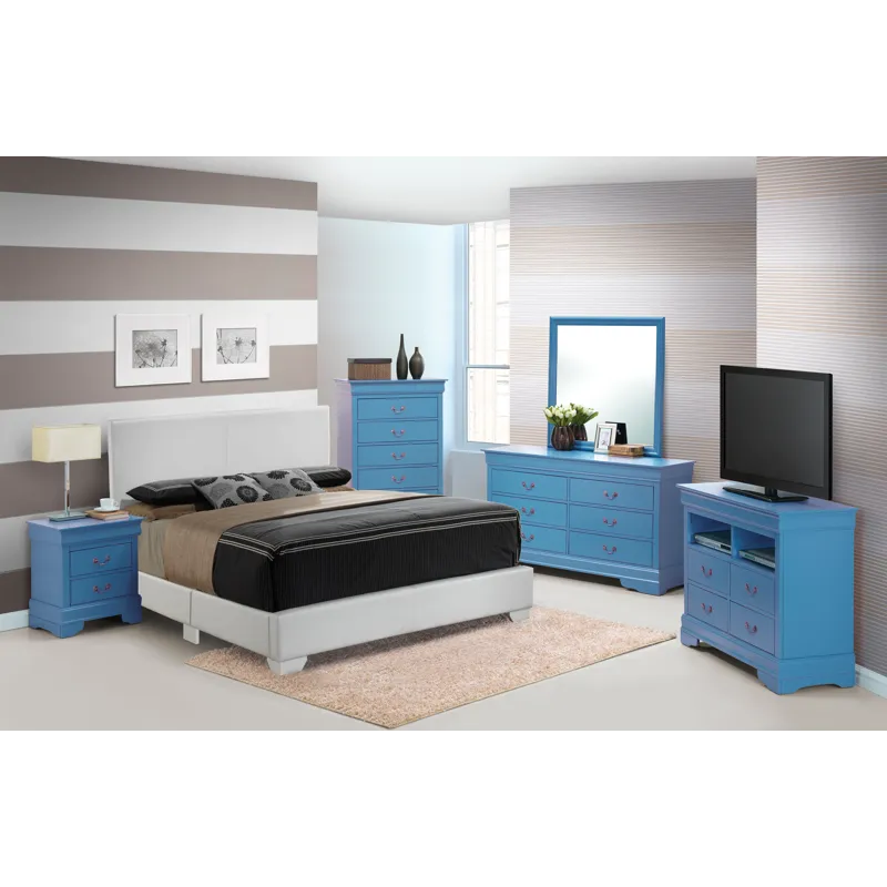 Aaron - G1890-KB-UP King Bed - White