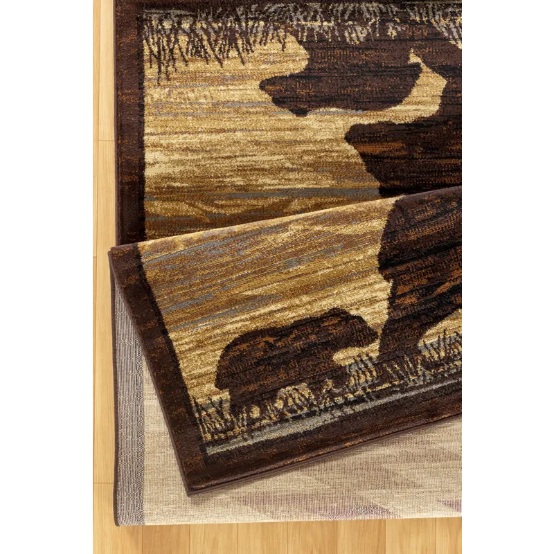 Nature\'s Nest - GC_CBL3006 Multi 7\' x 10\' Lodge Area Rug