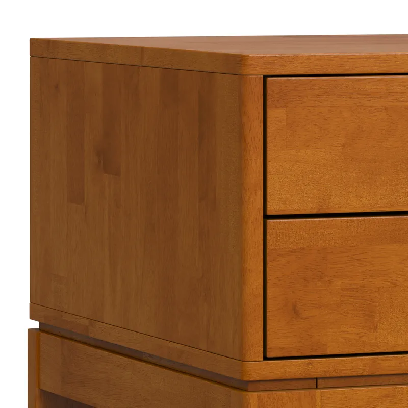 Harper - End Table - Teak Brown