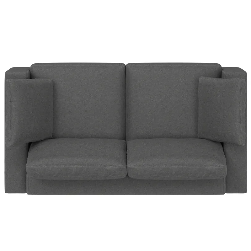 Charlie - 78\" Deep Seater Sofa - Pebble Gray