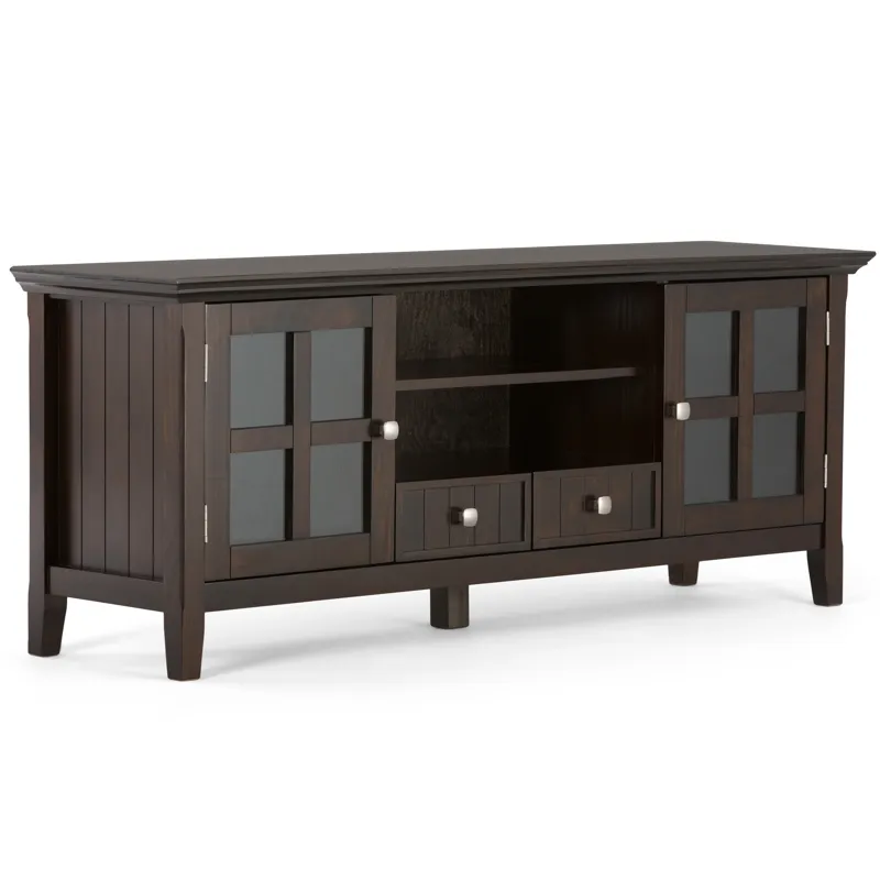 Acadian - 60\" TV Media Stand - Brunette Brown