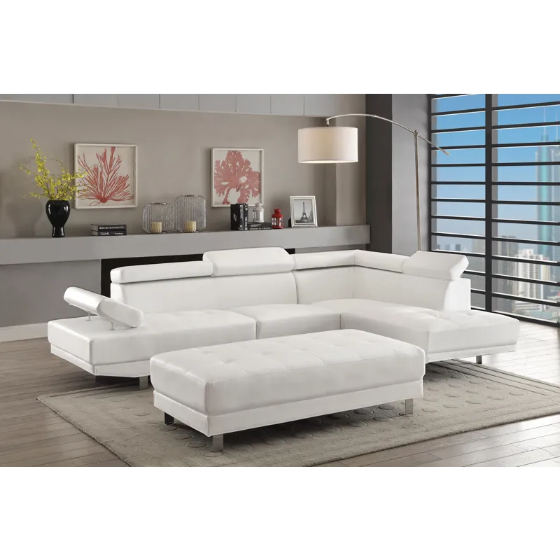 Riveredge - G449-SC Sectional (2 Boxes) - White