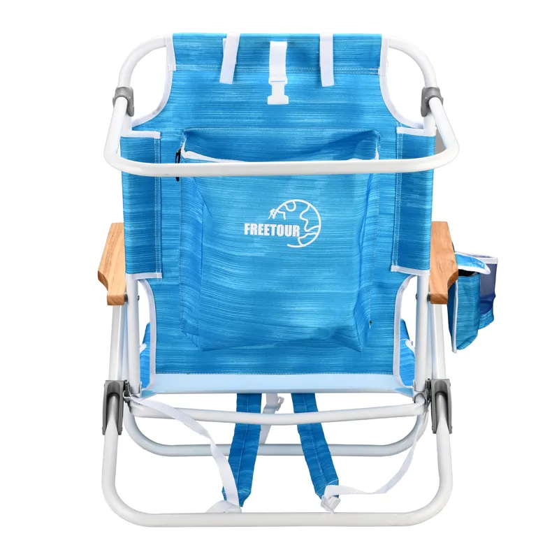 Backpack Beach Chair For Adults, Beach Towel, 5 Position Chair With Pouch Folding Lightweight Positi