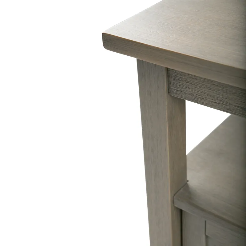 Warm Shaker - End Table - Farmhouse Grey