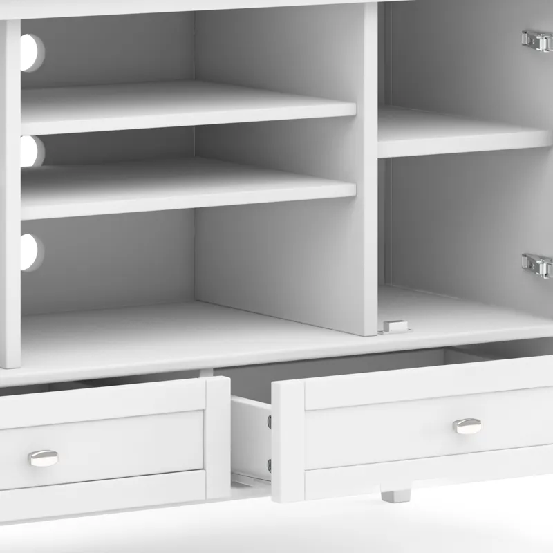 Warm Shaker - TV Media Stand - White