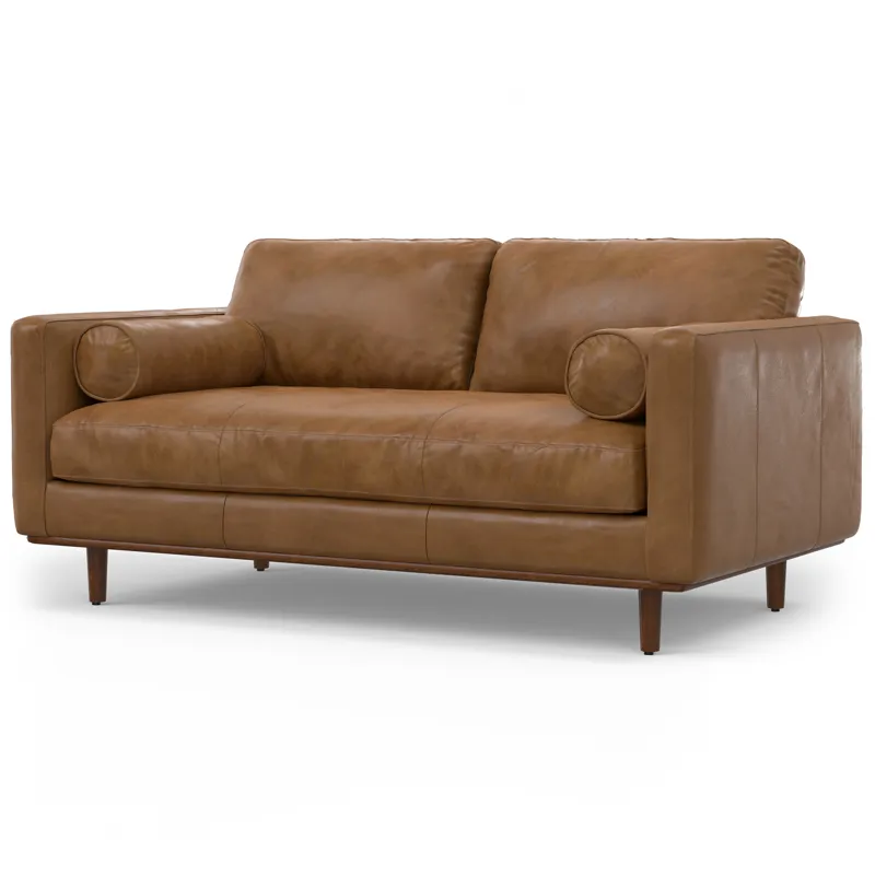 Morrison - 72" Sofa - Caramel Brown