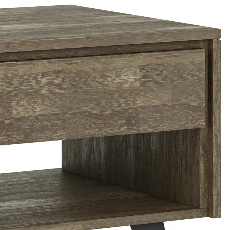 Lowry - End Table - Distressed Grey