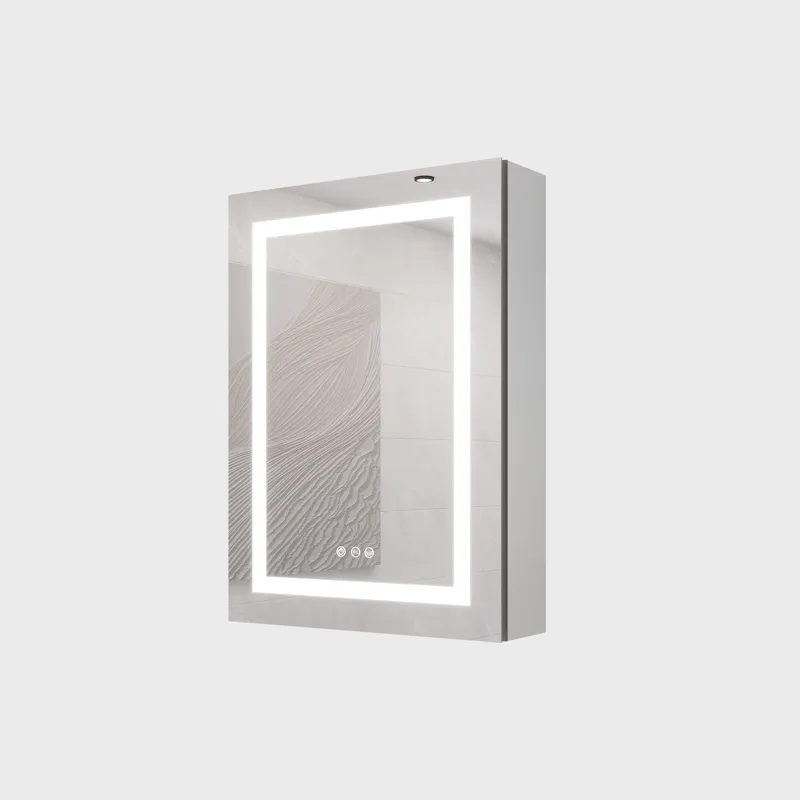 20 x 28\" Bathroom Medicine Cabinet With Mirror Wall Mounted LED Bathroom Mirror Cabinet With Lights