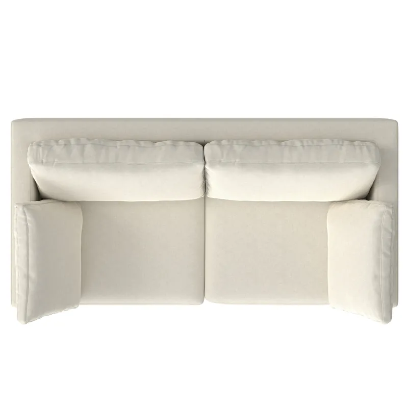 Ava - 76\" Mid Century Sofa - Cream
