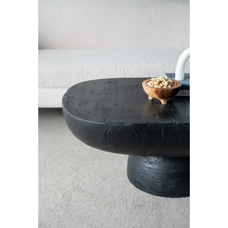 Oval Coffee Table - Black