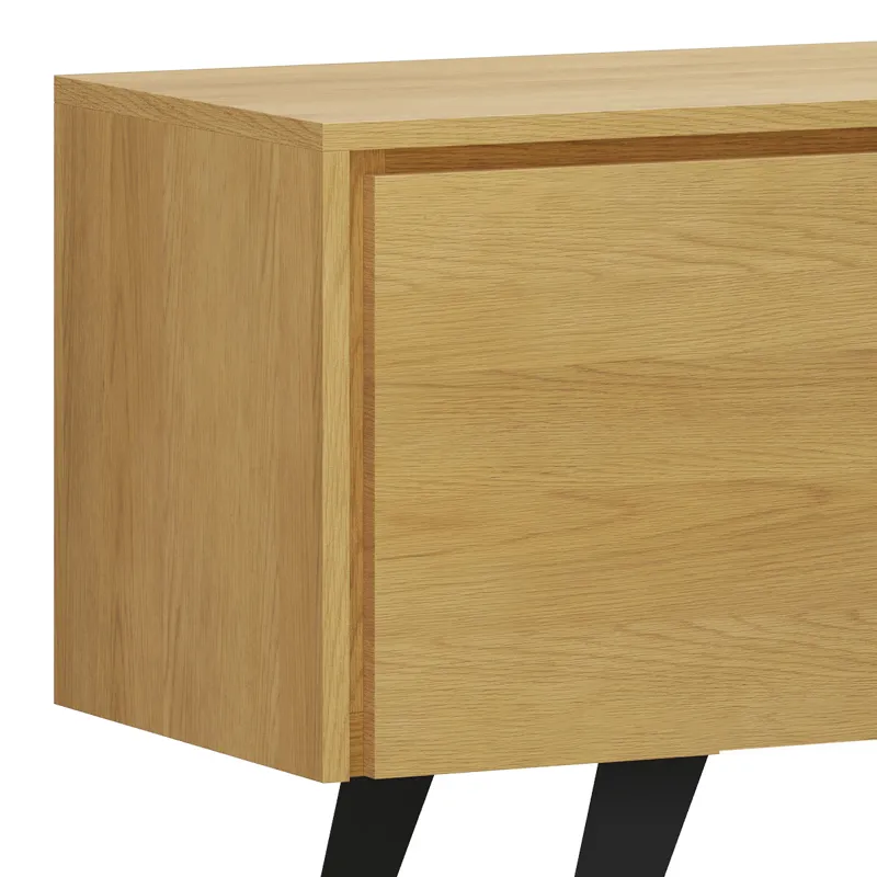 Lowry - TV Media Stand - Oak