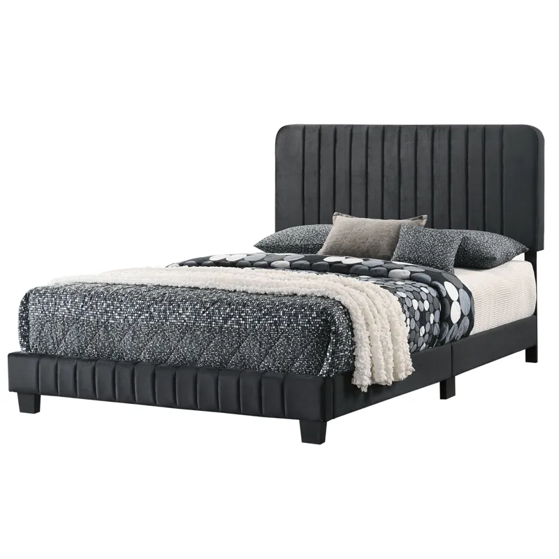 Lodi - G0407-QB-UP Queen Bed - Black