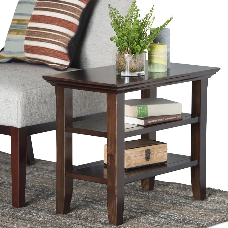 Acadian - Narrow Side Table - Brunette Brown