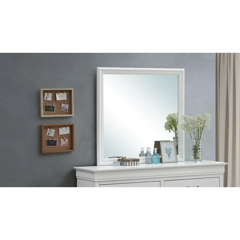 Lorana - G6590-M Mirror - Silver Champagne